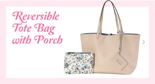 Reversible Tote Bag with Porch