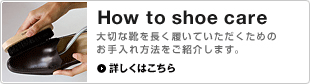 How to shoe care�@�ڂ����͂�����