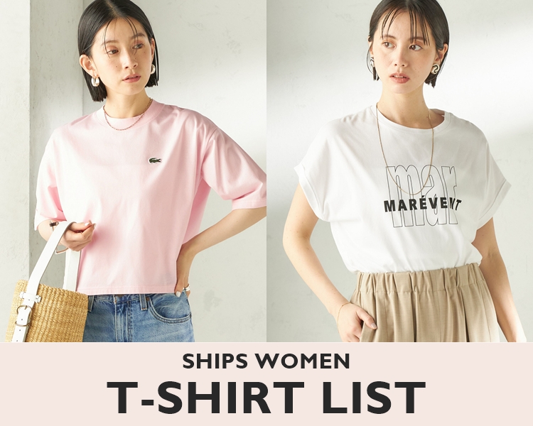 シップス(SHIPS)　レディース　 T-SHIRT LIST