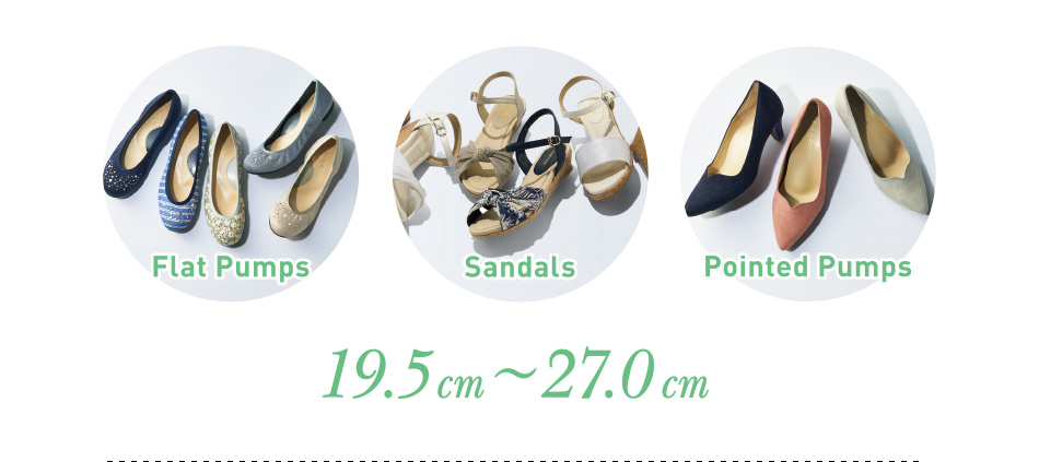 Flat Pumps,Sandals,Pointed Pumpsb19.5p`27.0p