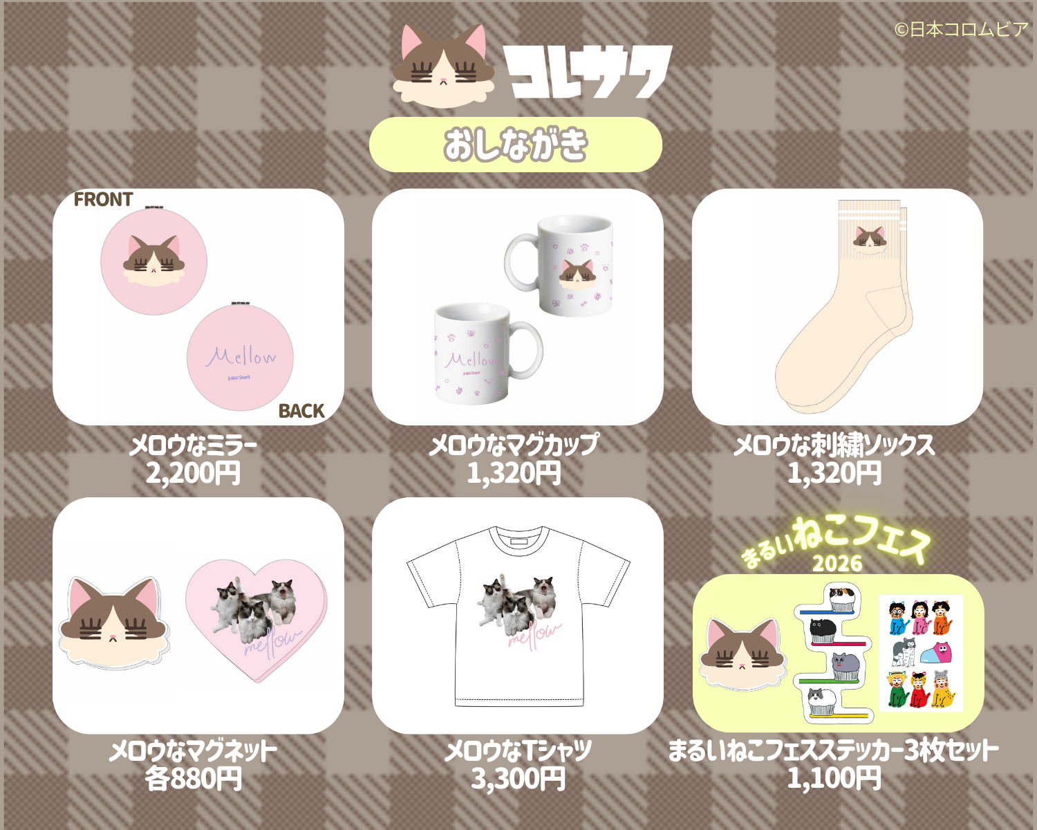 コレサワ　お品書き