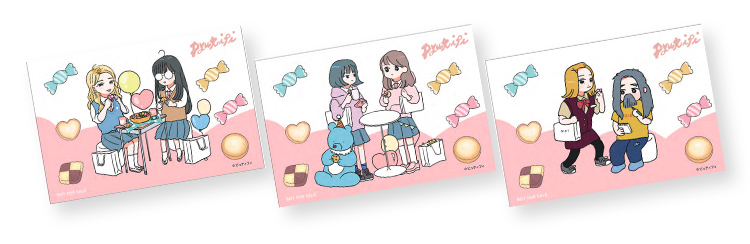 ポストカードランダム1枚（全3種より）