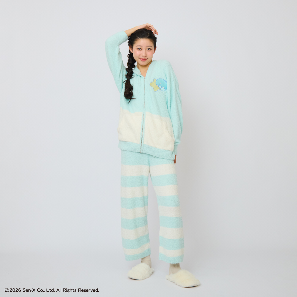 【すみっコぐらし】とかげの夢ルームウェア フード付きパーカー＆ロングパンツセット