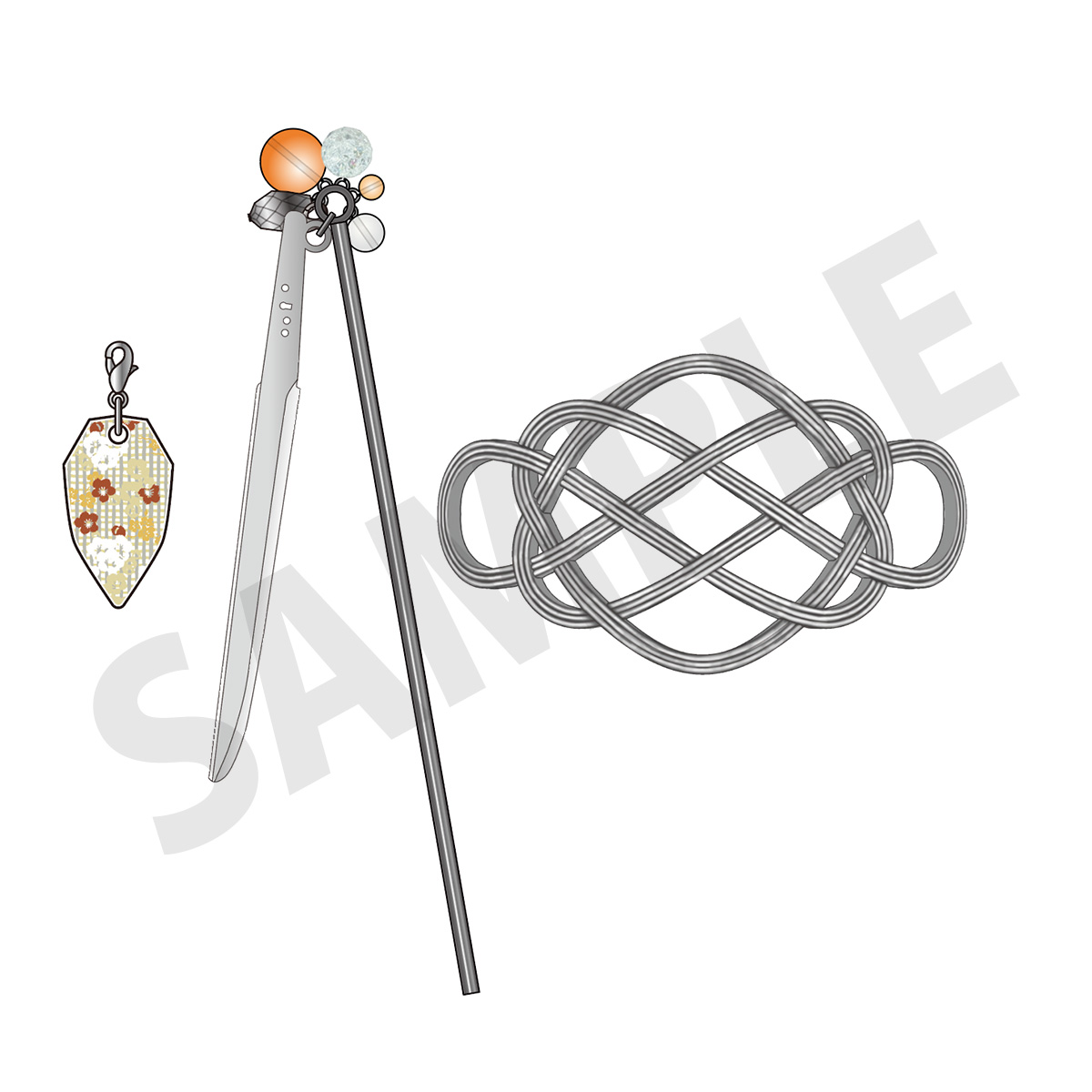 刀剣一本簪＆マジェステ