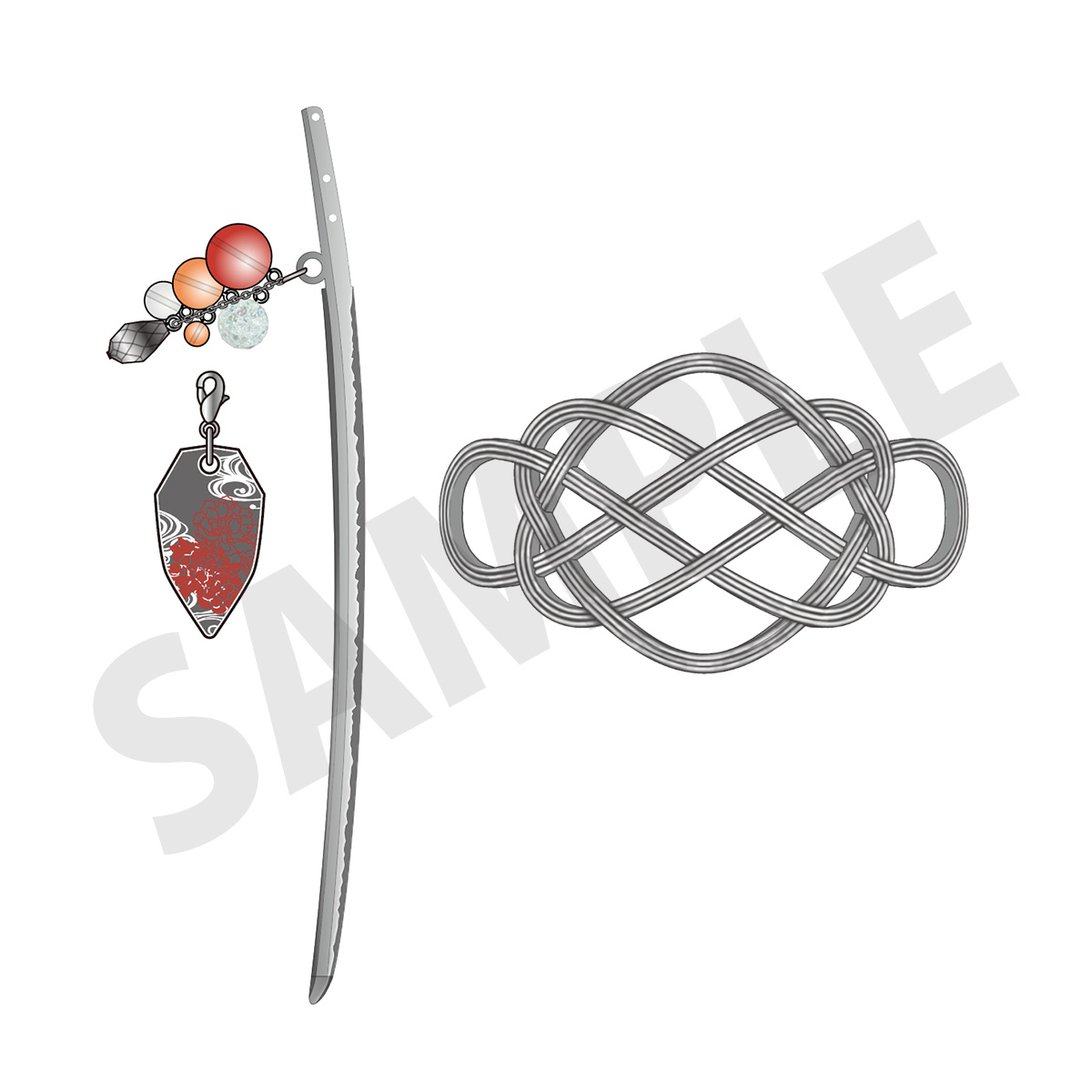 刀剣一本簪＆マジェステ