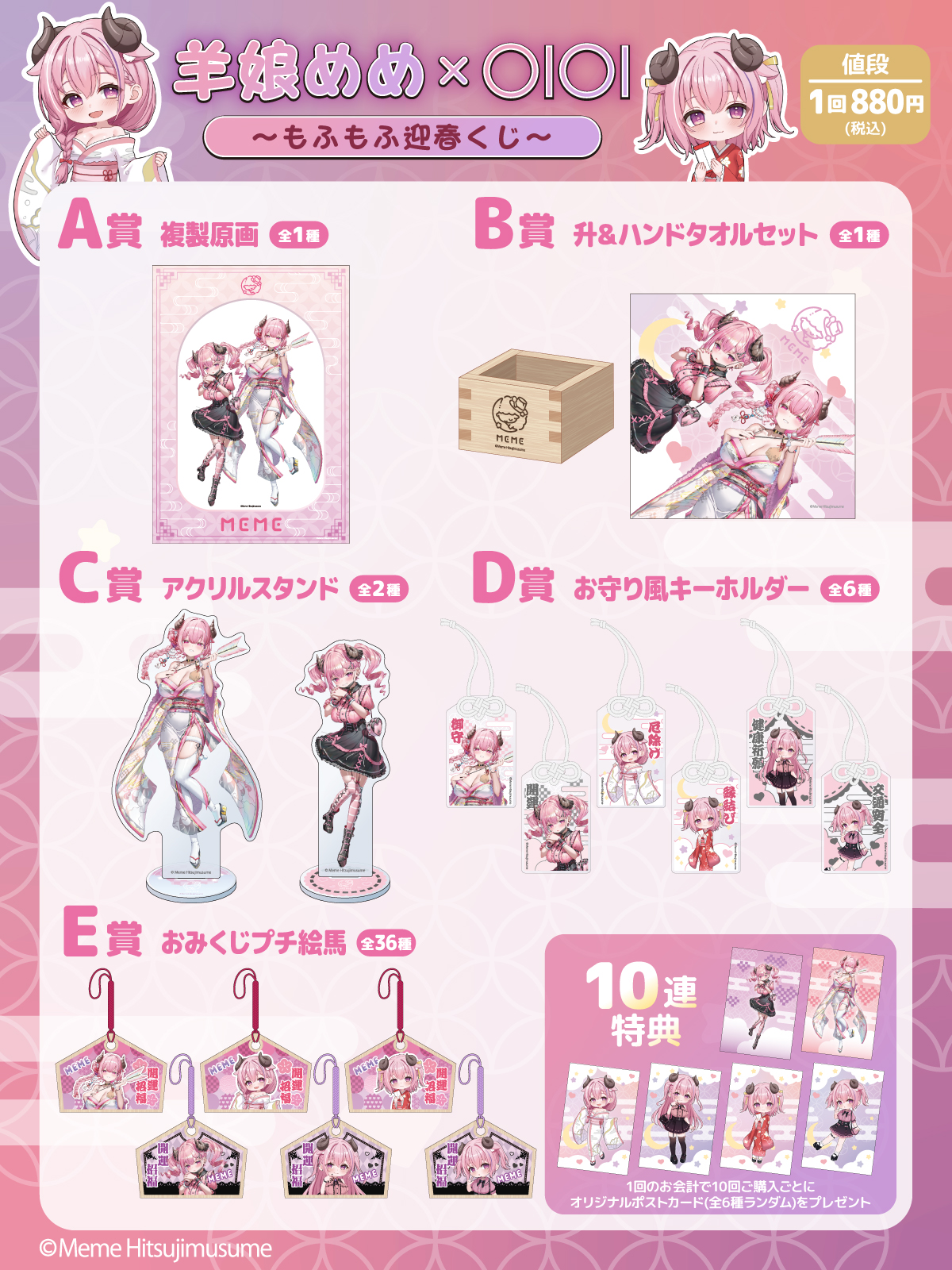 景品ラインナップ