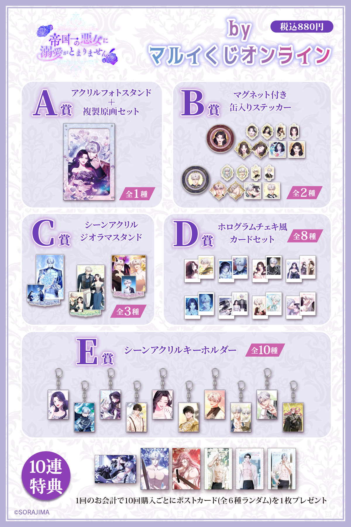 景品ラインナップ