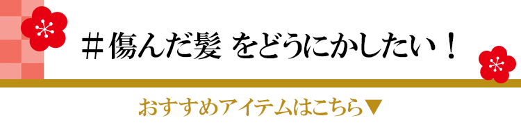 傷んだ髪をどうにかしたい