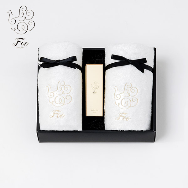 フートウキョウ　ハンドタオル2枚＆バスオイルギフトセット