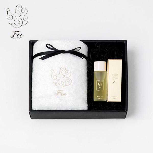 フートウキョウ　フェイスタオル＆バスオイルギフトセット