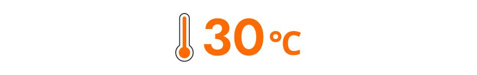 30℃