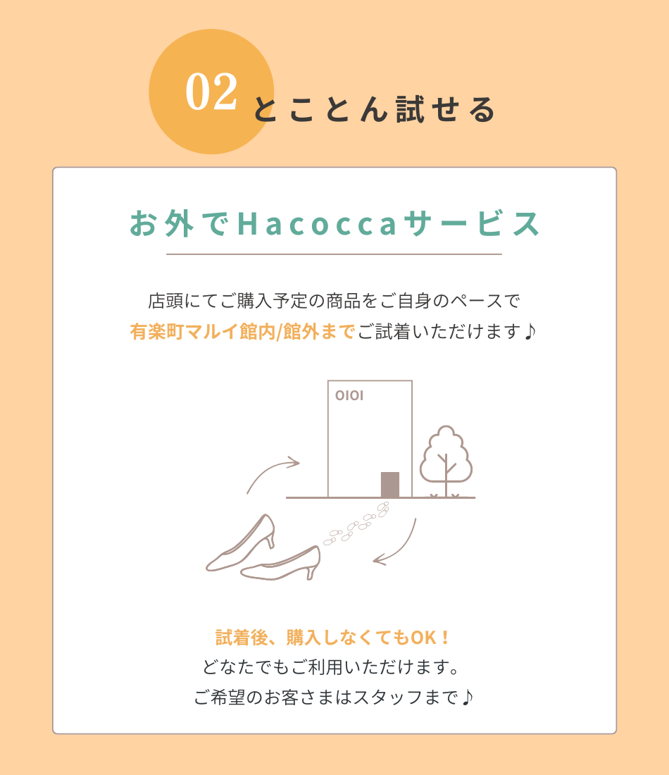 お外でHacoccaサービス