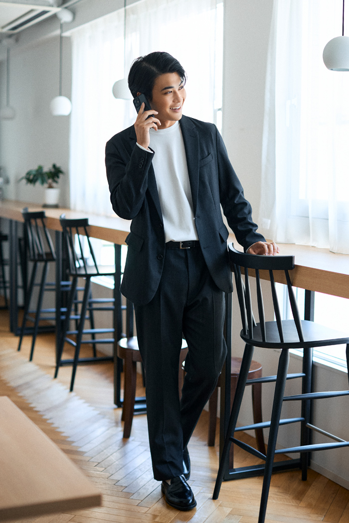 ナノ・ユニバース　メンズ　コーディネート