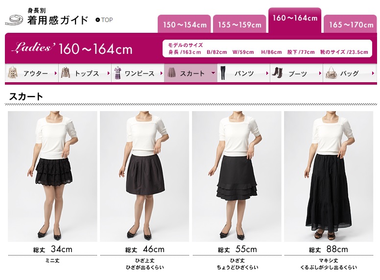 スカート丈の長さの種類と名前一覧 今季トレンドの丈を解説 ファッション通販 マルイウェブチャネル