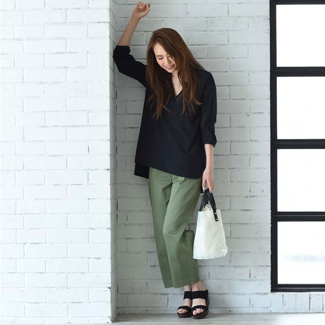 チュニック丈のコーディネート