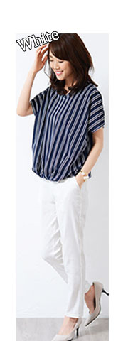 うれしい機能付！ストレッチテーパードパンツ