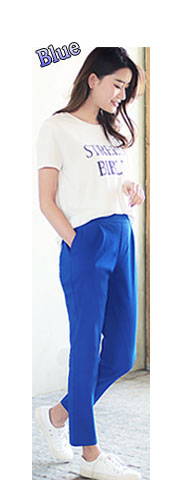 うれしい機能付！ストレッチテーパードパンツ