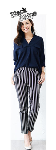 うれしい機能付！ストレッチテーパードパンツ