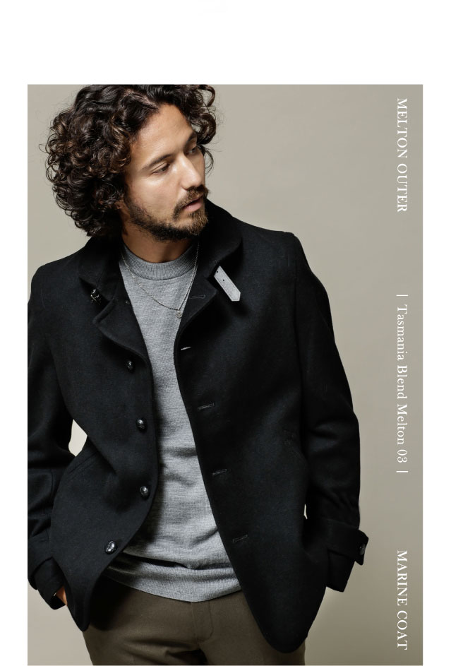 タスマニアブレンド　メルトンマリンコート(MELTON)