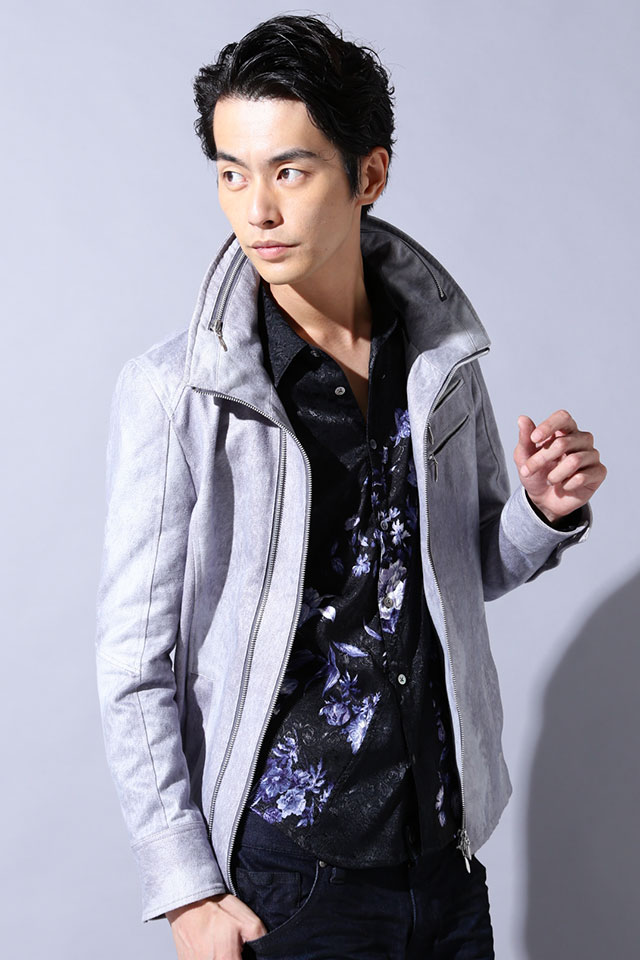 ライダースブルゾン