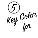 5 Key Color for