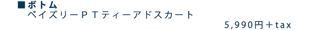 ペイズリーPTティアードスカート