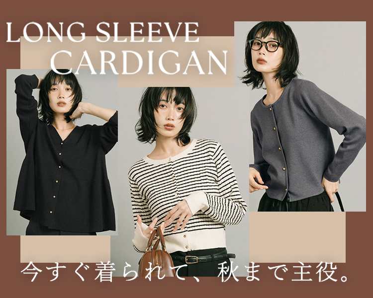 コカ(coca)　レディース　LONG SLEEVE CARDIGAN