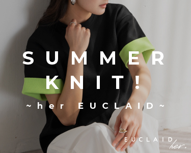 エウクレイド(EUCLAID)　レディース　SUMMER KNIT