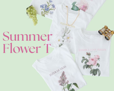 フィント(FINT) レディース　Summer Flower T