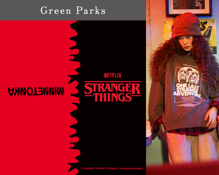 グリーンパークス(Green Parks)　レディース　Stranger Things