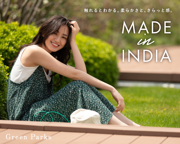 グリーンパークス(Green Parks)　レディース　MADE in INDIA
