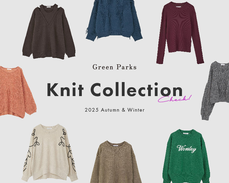 グリーンパークス(Green Parks)　レディース　ニットコレクション