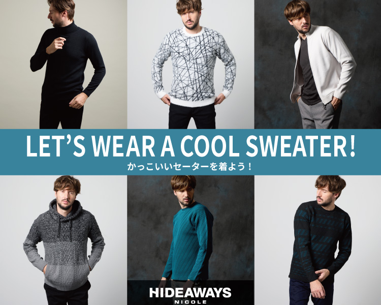 ハイダウェイ(HIDEAWAYS)　メンズ　SWEATER
