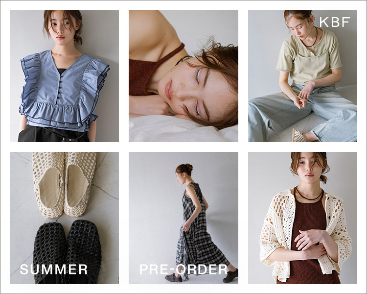 KBF(KBF)　レディース　  SUMMER PRE ORDER