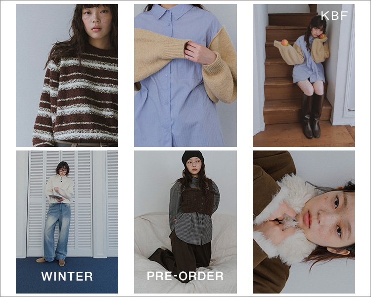 KBF(KBF)　レディース　WINTER PRE ORDER