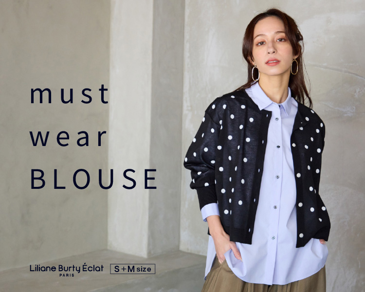 リリアンビューティ エクラ(Liliane Burty ECLAT)　レディース　must wear BLOUSE