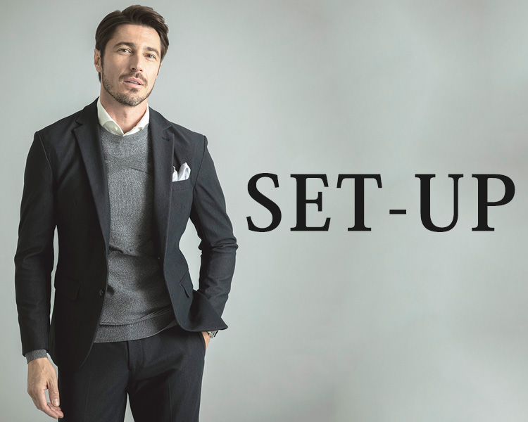 ミッシェルクランオム(MICHEL KLEIN HOMME)  メンズ　セットアップ