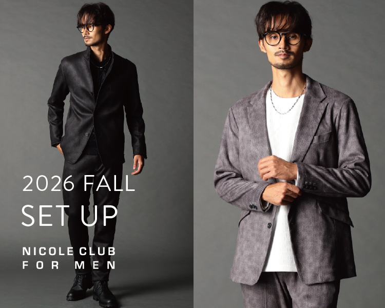ニコルクラブフォーメン(NICOLE CLUB FOR MEN)　メンズ　SET UP