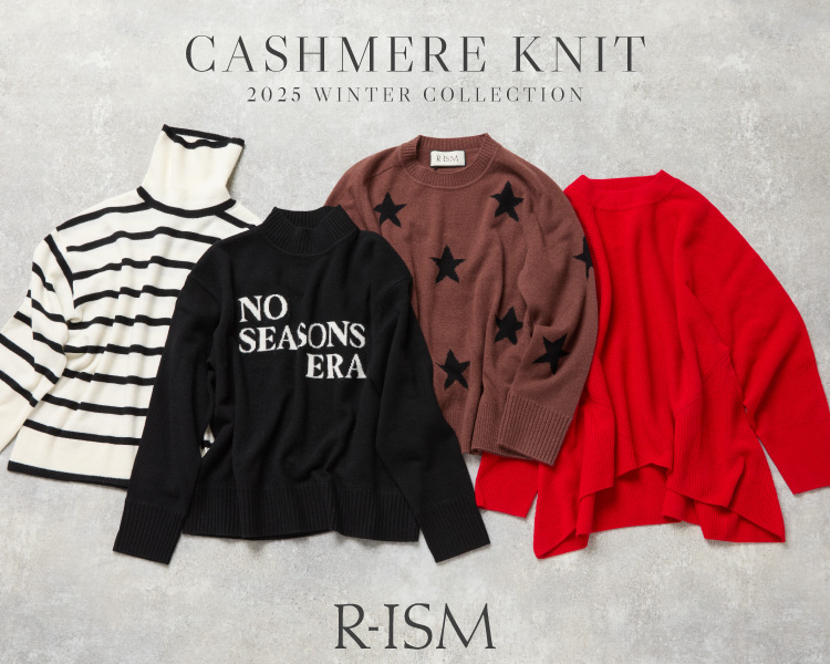 リズム(R-ISM)　レディース　CASHMERE　KNIT