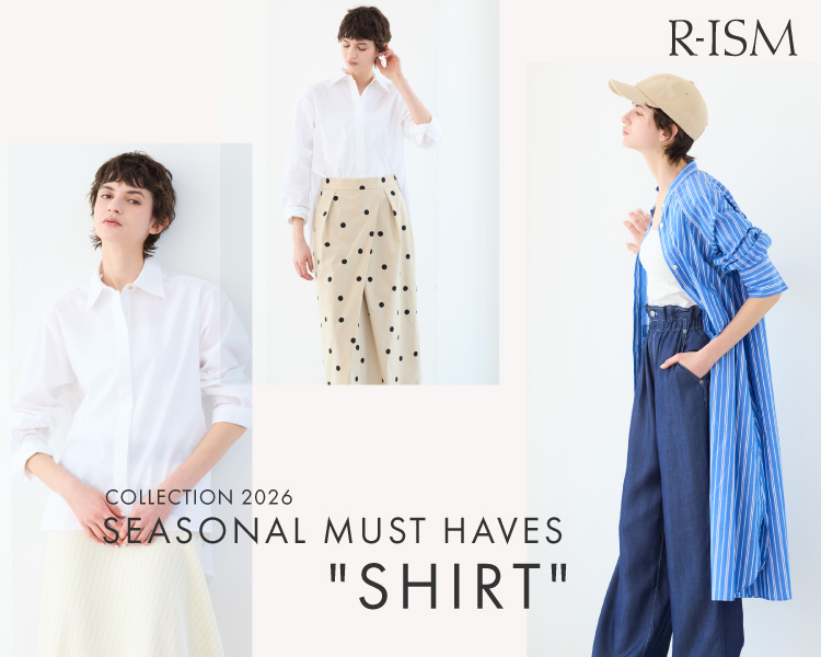 リズム(R-ISM)　レディース　SEASONAL MUST HAVES "SHIRT"