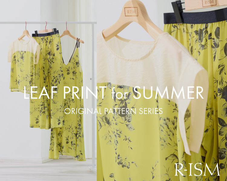 リズム(R-ISM)　レディース　BOTANICAL PRINT SERIES　R-ISM　ORIGINAL PATTERN