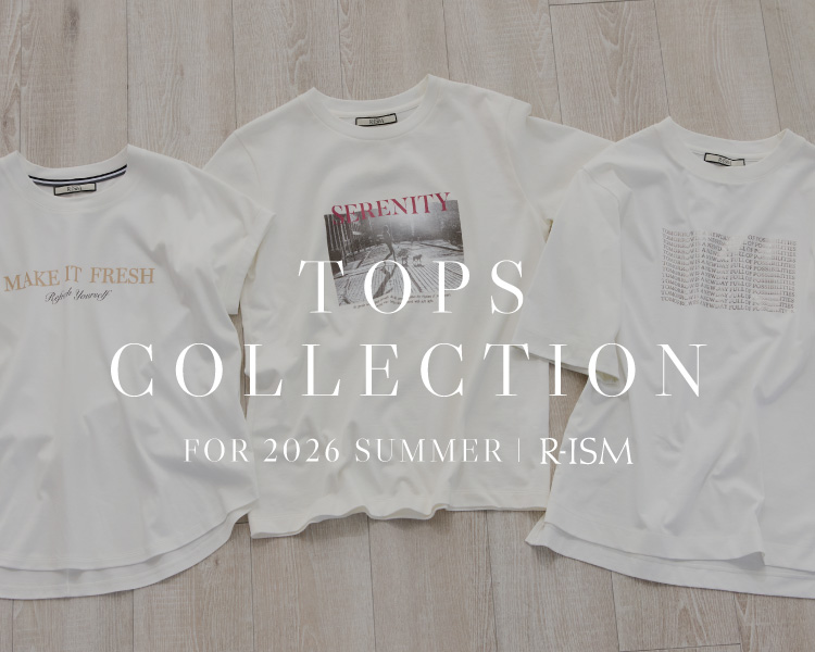 リズム(R-ISM)　レディース　TOPS COLLECTION　FOR 2026 SUMMER