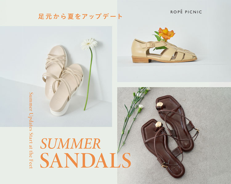 ロペピクニック(ROPE' PICNIC)  レディース　SUMMER SANDALS