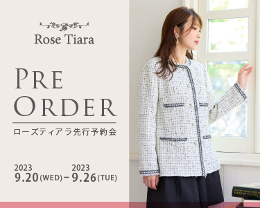 ローズティアラ(Rose Tiara) レディース ノーカラージャケット の通販