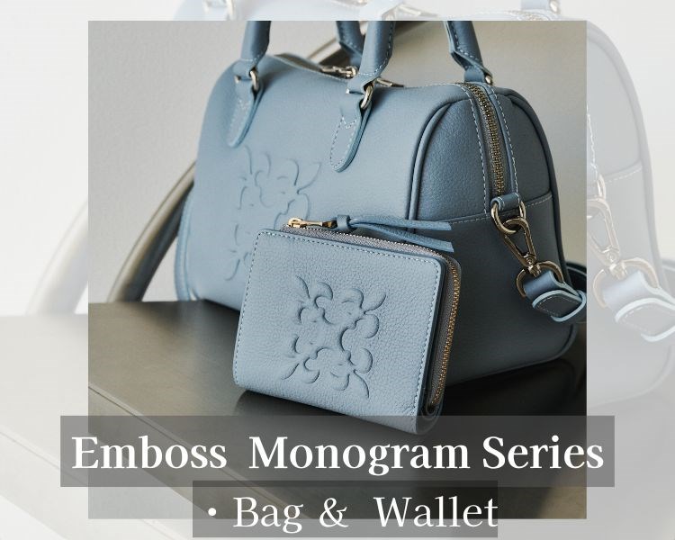 ラシット(russet)　レディース　エンボスモノグラムシリーズ