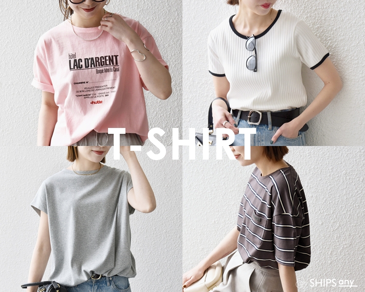 シップス エニィ(SHIPS any)   レディース　T-SHIRT