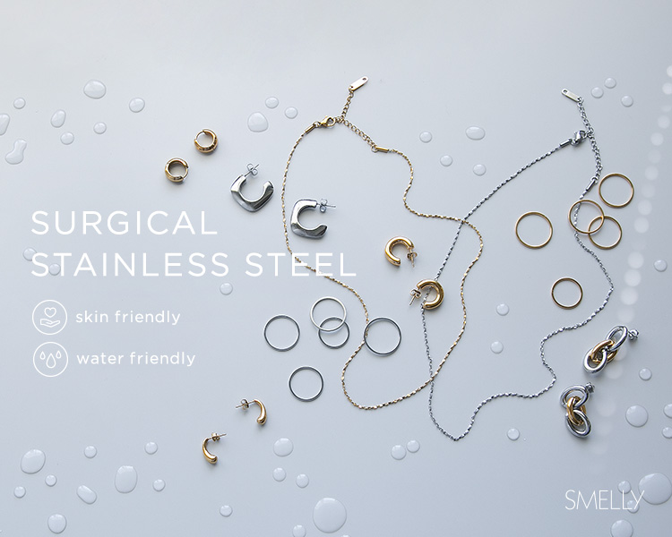 スメリー(SMELLY)　レディース　 SURGICAL STAINLESS STEEL