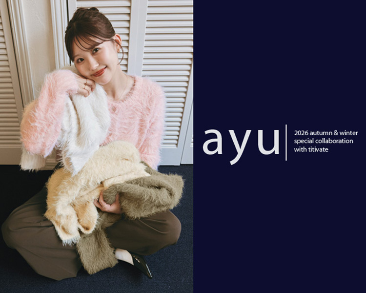 ティティベイト(titivate)   レディース 　ayu コラボ