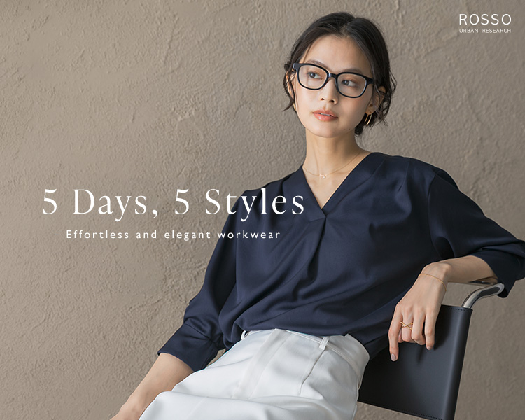 アーバンリサーチ ロッソ(URBAN RESEARCH ROSSO)　レディース　5Days, 5Styles
