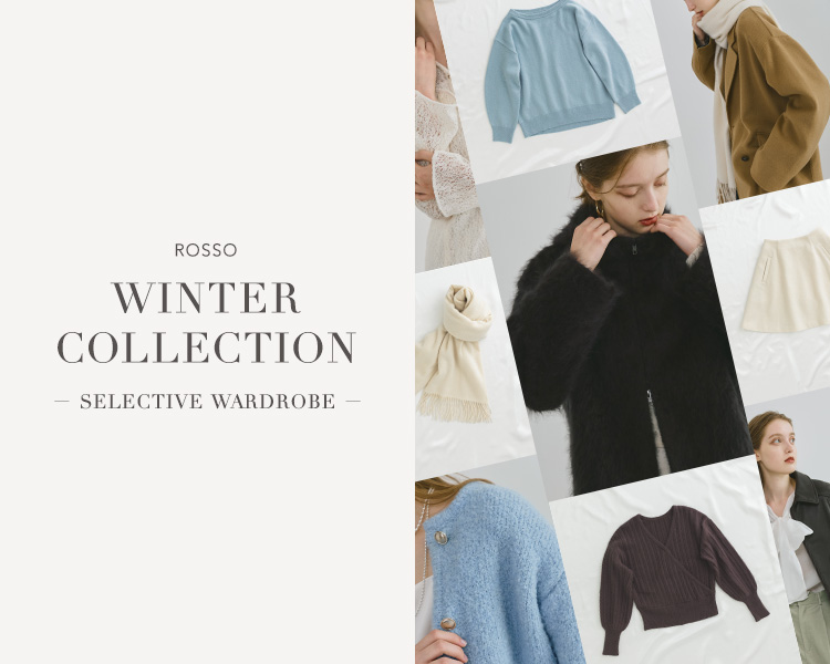   アーバンリサーチ ロッソ(URBAN RESEARCH ROSSO)　レディース　ROSSO WINTER COLLECTION  SELECTIVE WARDROBE 